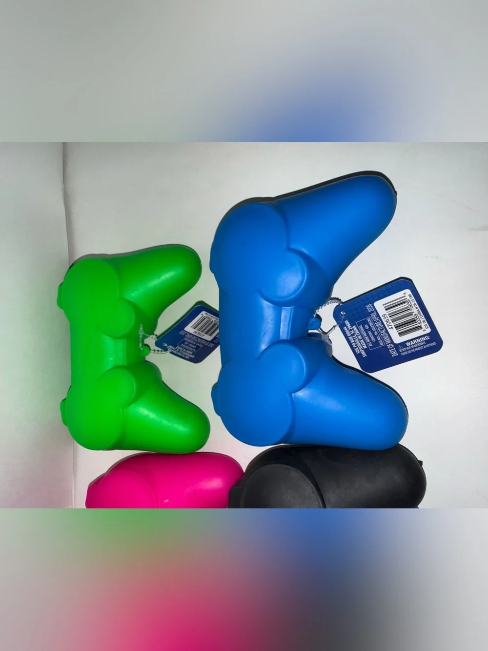 Toy Mendous Squishy Game Controller Bundle Lot Of 4 Brand NewPink, Green,Black,B